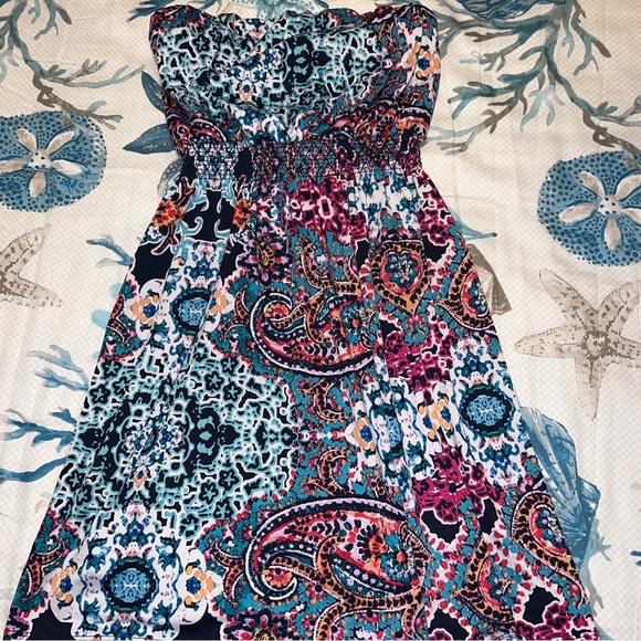 Maurices Womens Colorful Sleeveless Dress Size Small - Picture 1 of 5